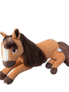 Dreamworks 2018 Spirit Riding Free 20" LARGE Plush Horse w/ Brushable Mane